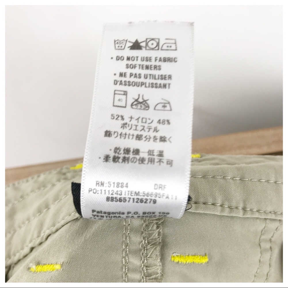 Patagonia Cargo Pants Size 10 - Picture 11 of 11